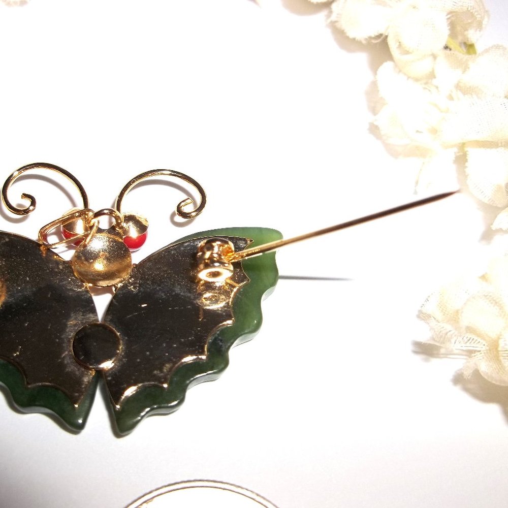 Vintage Butterfly Brooch or Pendant Charm Retro Style Jewelry Girl Woman C250 - Picture 5 of 7